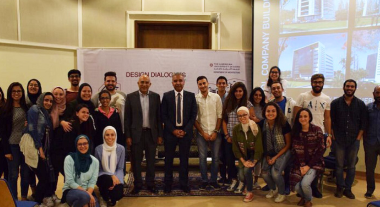 Eng. Moheb Marcos was a keynote speaker at a discussion forum held at the American University in Cairo (AUC)